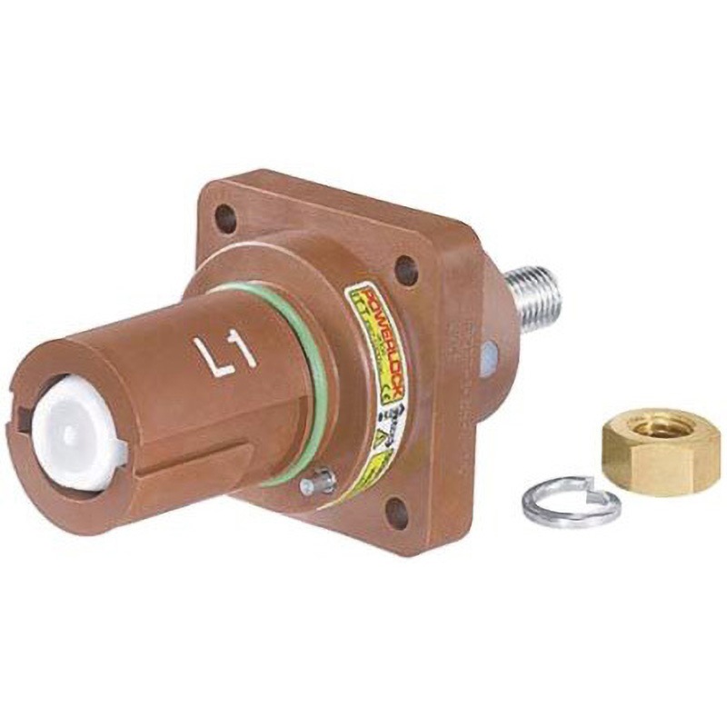 NPDFT-1-BN-L-T6 ITT Cannon 電源コネクタ (産業用コネクタ ) Veam Powerlockシリーズ パネルマウント ソケット ITT CANNON 1個 NPDFT-1-BN-L-T6