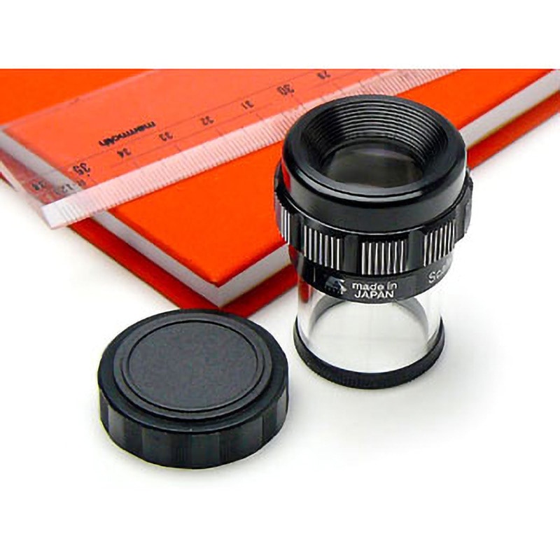 P-7N 0.1mmスケールルーペ クリアー光学 7倍 レンズ径21mm  P-7N