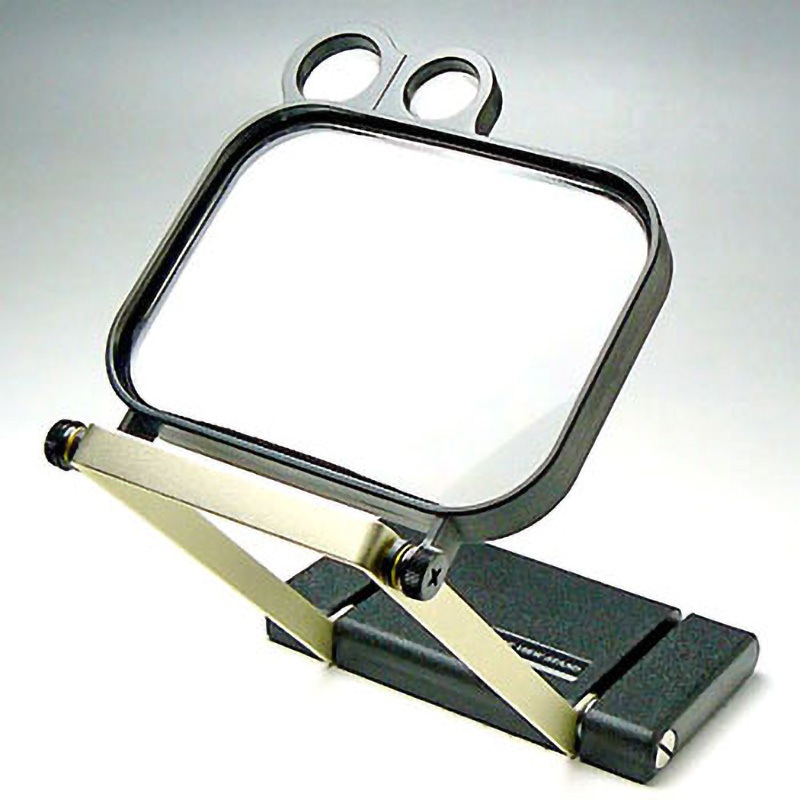 CF-150 スタンド台付ルーペ クリアー光学 1.8倍 レンズ径145×110mm  CF-150