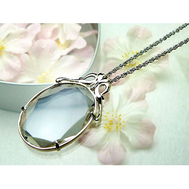 PW-26 ペンダントルーペ クリアー光学 4倍 レンズ径30×40mm  PW-26