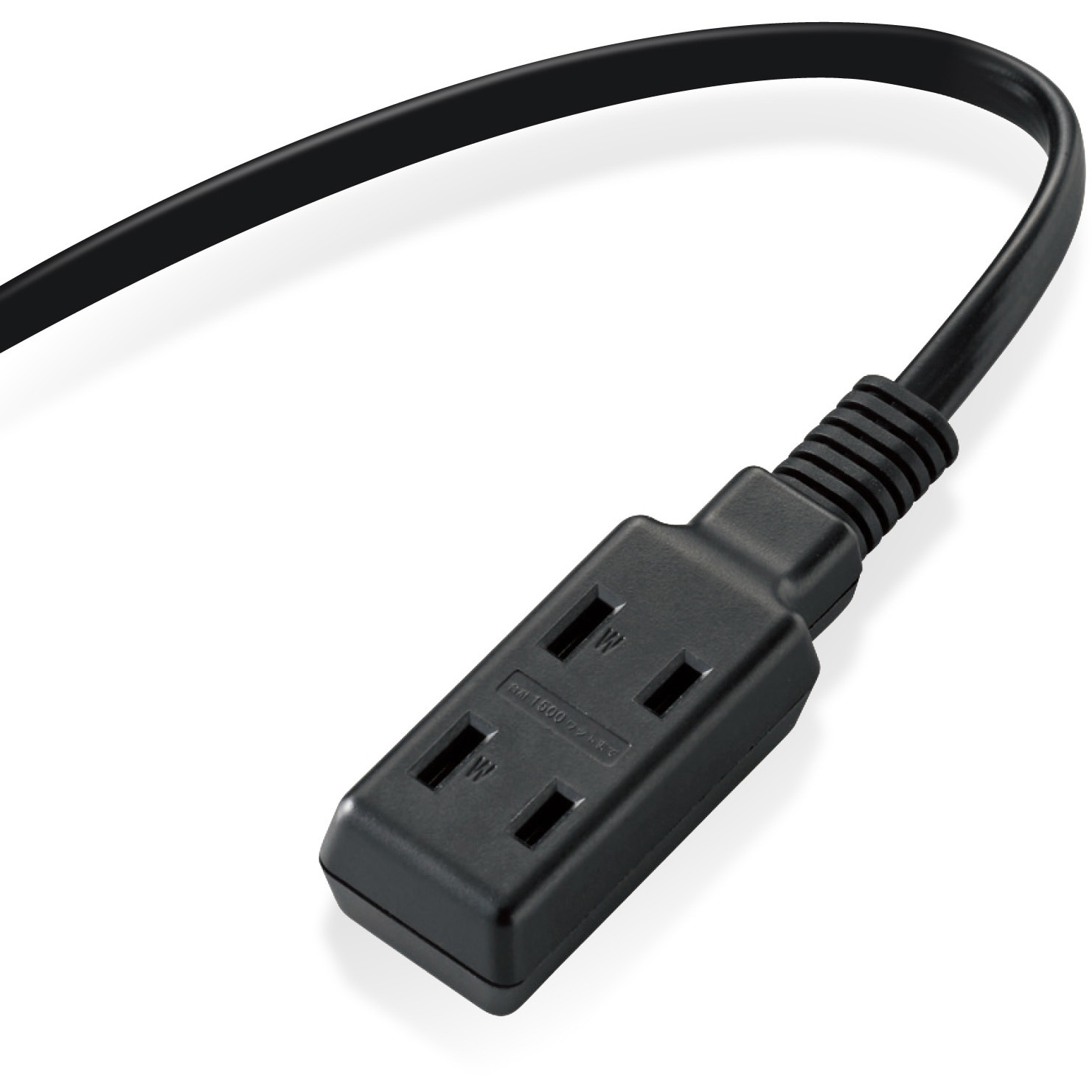 T-M310BK 電源タップ 延長コード 3個口 2P 小型 モバイル 持ち運び用