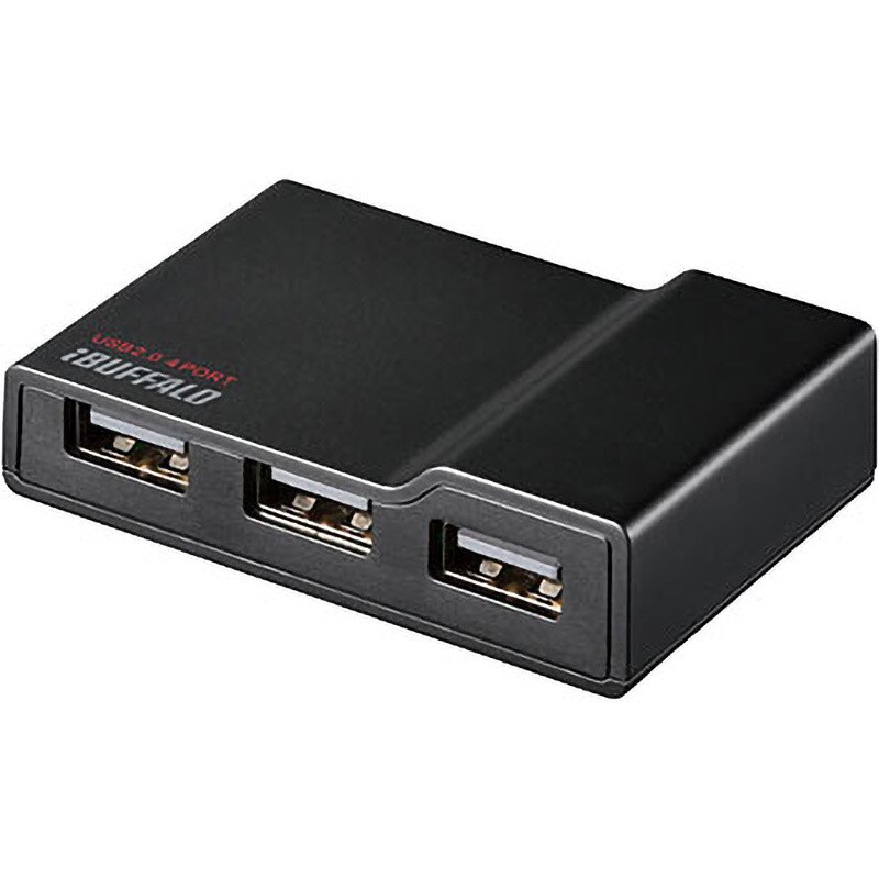 BSH4A11BK USB2.0 TV/PC対応セルフパワー 4ポートハブ BUFFALO