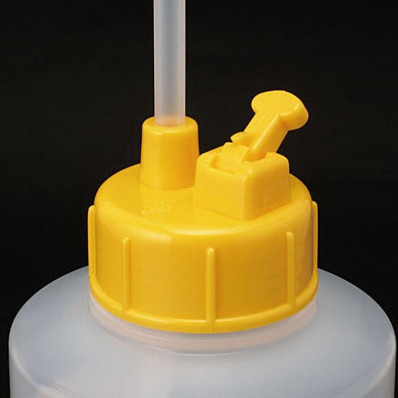 NT洗瓶 B型 カラーcap 500mL 安元化成 ポリエチレン 1本