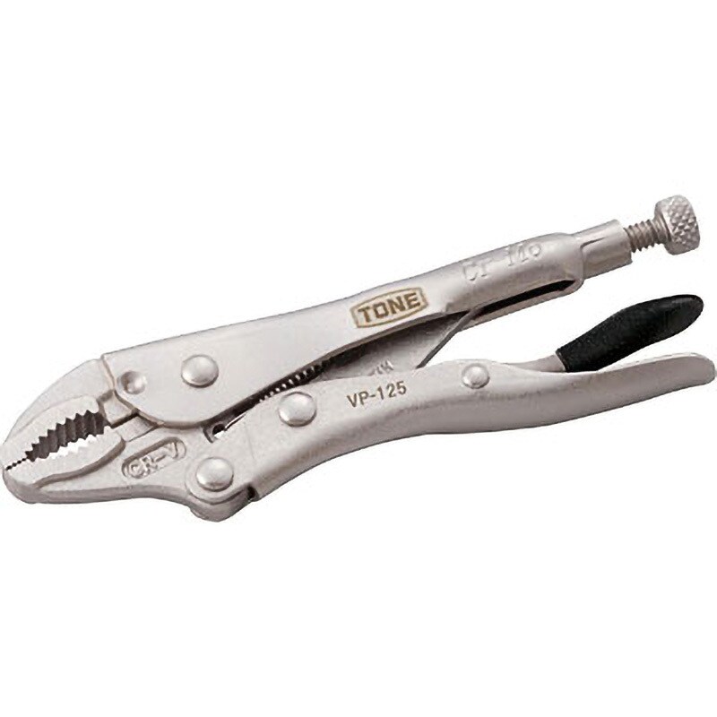 VP-125 グリッププライヤ TONE トネ (前田金属工業) 全長143mm