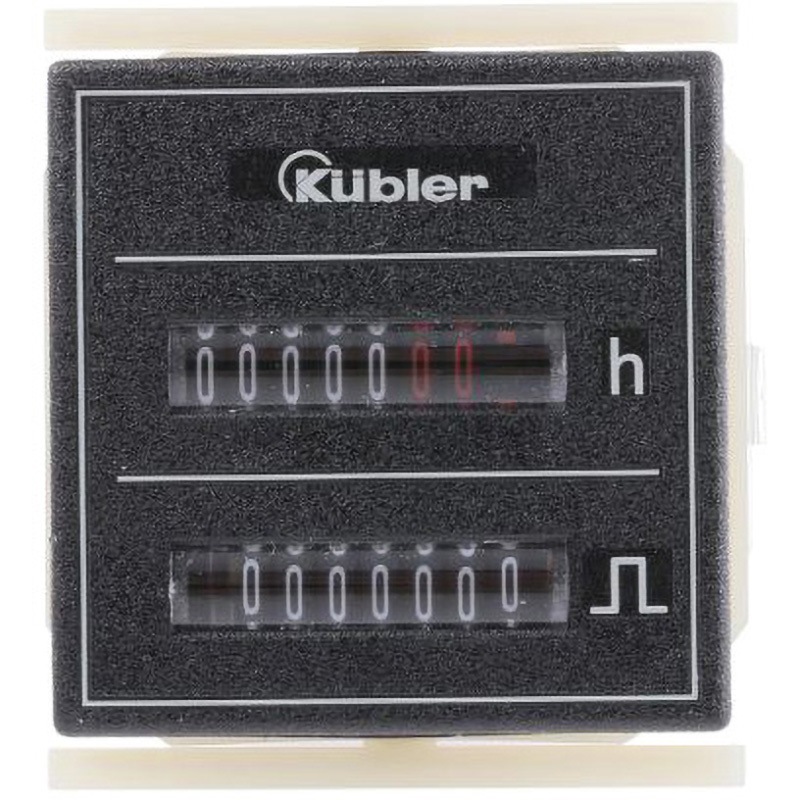 3.550.401.075 Kubler アワーカウンタ パネル取り付け 7桁 1個 Kubler 【通販モノタロウ】