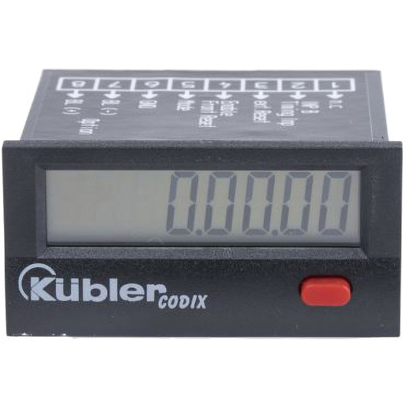 6.135.012.861 Kubler アワーカウンタ パネル取り付け 8桁 1個 Kubler 【通販モノタロウ】