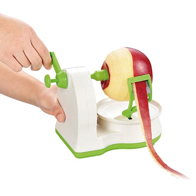 ARK-691 味わい食房 くるくるりんごの皮むき器 下村工業 寸法120×210