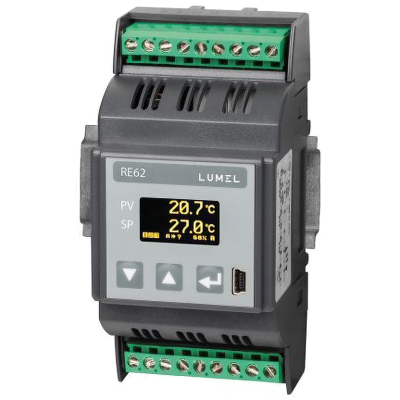 RE62-20100E0 Lumel 温度調節器 (PID制御) Lumel 1個 RE62-20100E0