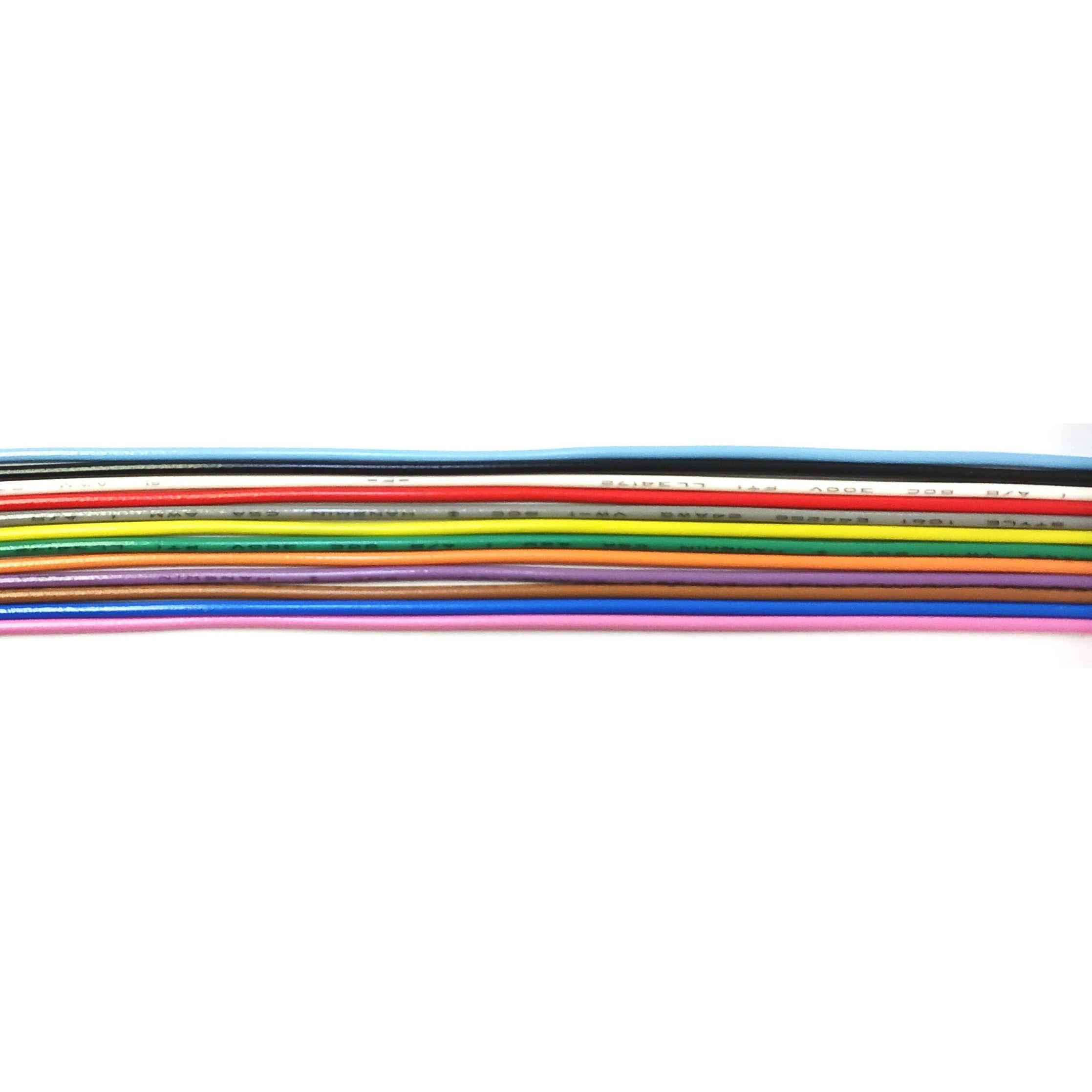 UL1061 AWG22 ムラサキ UL1061 半硬質ビニル絶縁電線 阪神電線 サイズ