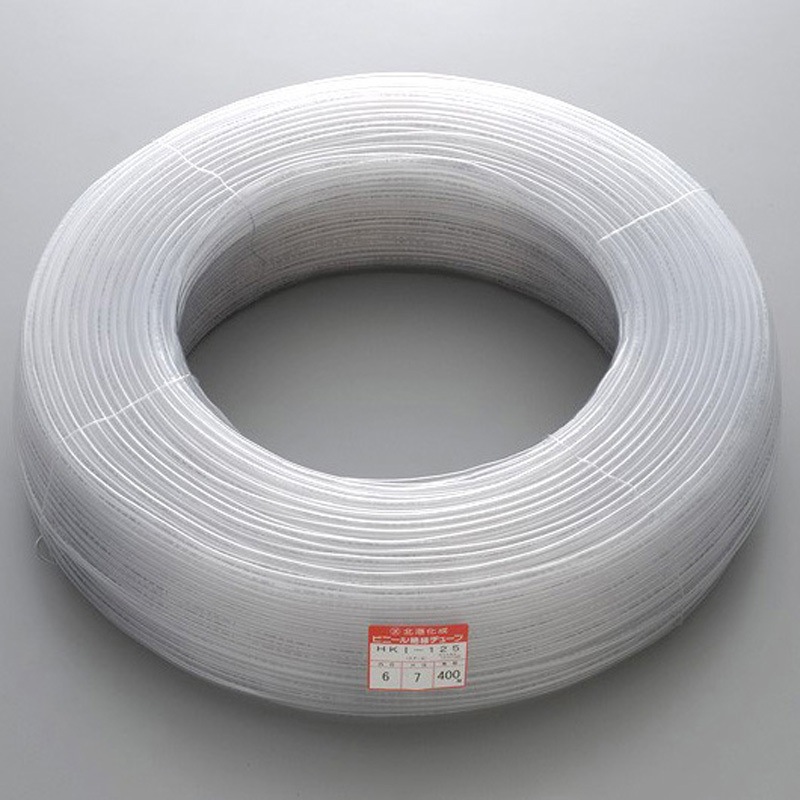 HKI-125 6×7 透明 125℃耐熱PVCチューブ 北港化成 電気用品安全法(CMJ 