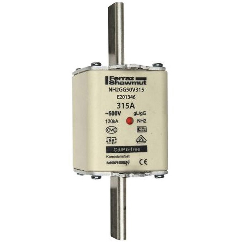 K219820C Mersen ヒューズリンク Mersen AC500V 315A サイズ68×52×74mm 1個 K219820C