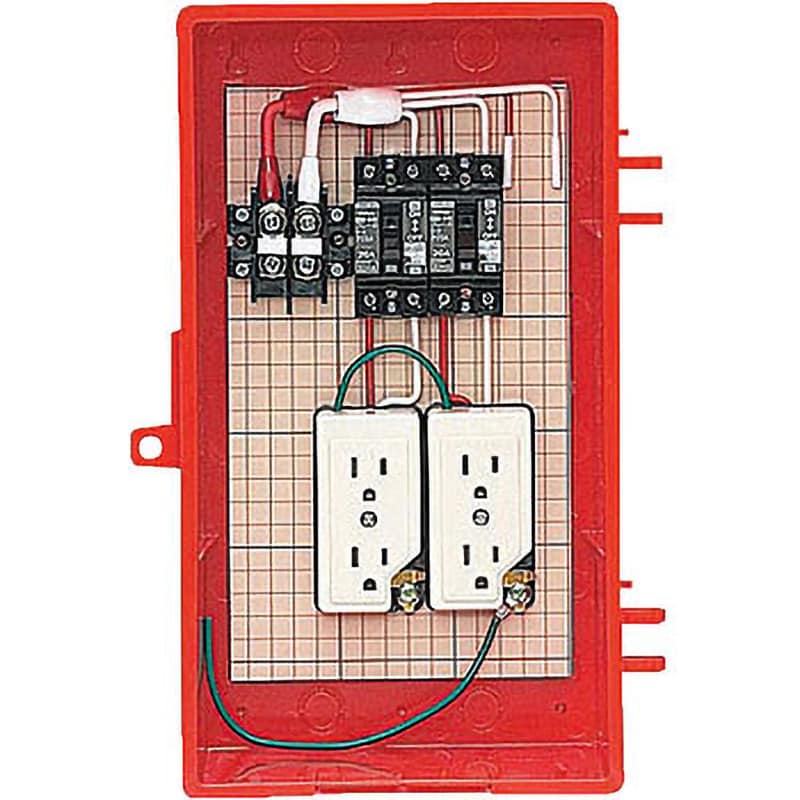 屋外電力用仮設ボックス (漏電しゃ断器・分岐ブレーカ・コンセント内蔵)