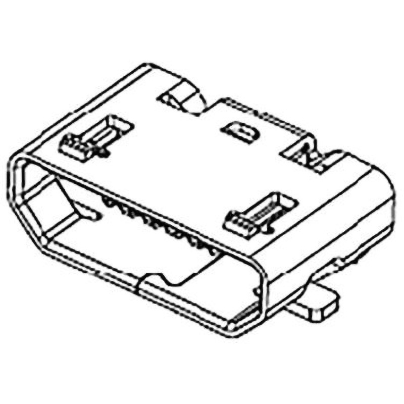 47346-1001 Molex Micro USBコネクタ 1リール(2000個) 日本モレックス(molex) 【通販モノタロウ】