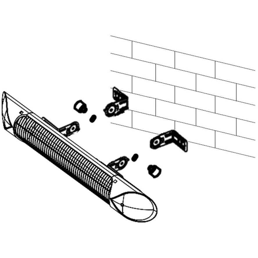 HEAT-A-101B 業務用 赤外線ヒーター ペガサス (壁・天井設置モデル) 1