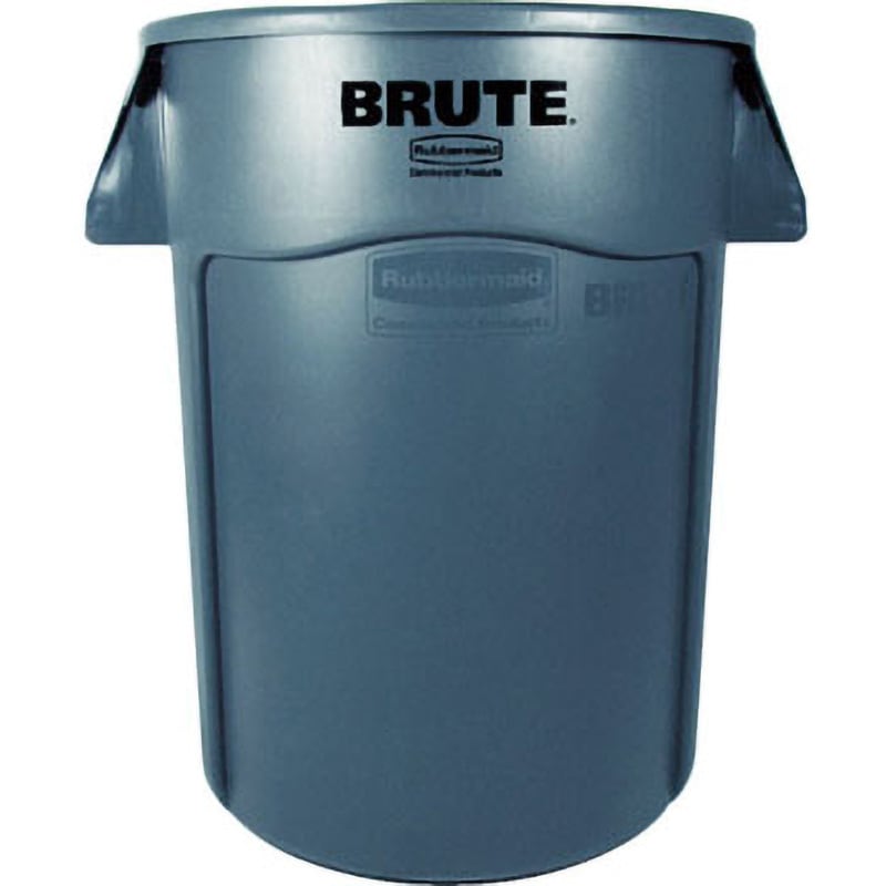 FG264360GRAY VENTED BRUTE 丸型コンテナ 44ガロン(166.5 L) フタ無し ラバーメイド グレー色   FG264360GRAY