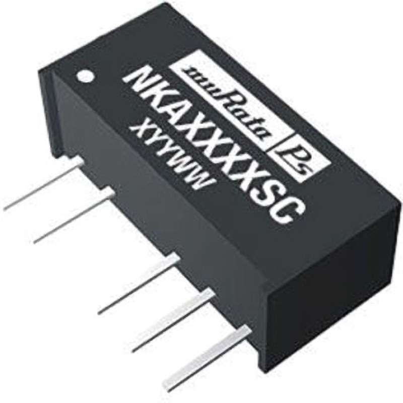 NKA0305SC Murata Power Solutions 絶縁DC-DCコンバータ Murata Power Solutions NKAシリーズ 出力電圧(V):±5dc 1W ±100mA  1セット(30個)