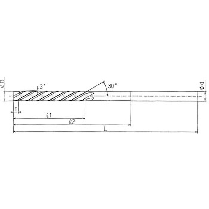 FP 超硬リーマ Hシリーズ 7.65 ( CH7.65 ) CH7.65 超硬リーマーHシリーズ F.P.(エフ・ピー・ツール) 超硬K10製