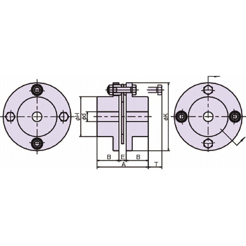 NEF130S-NR-NR エクトフレックスカップリング NEFシリーズ(シングル