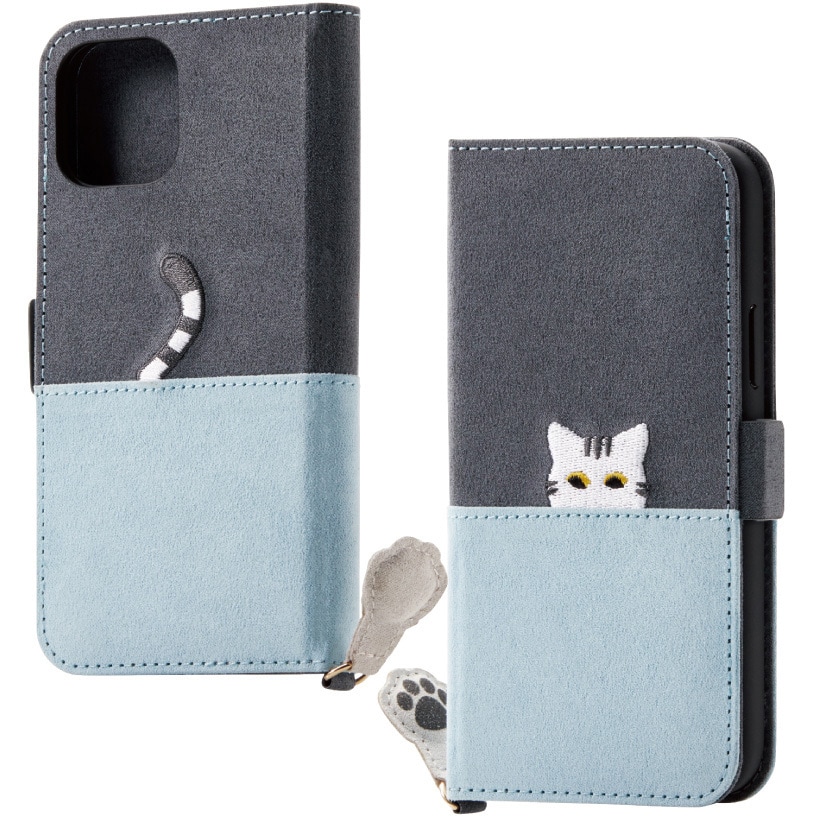 PM-A19BPLFJA103 iPhone 11 Pro 5.8インチ ケース 猫 手帳型 可愛い 耐