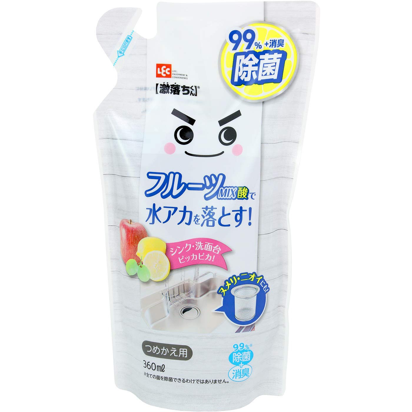 レク干ィ S00555 GNフルーツミックス酸 1個(360mL×1個) LEC(レック) 【通販