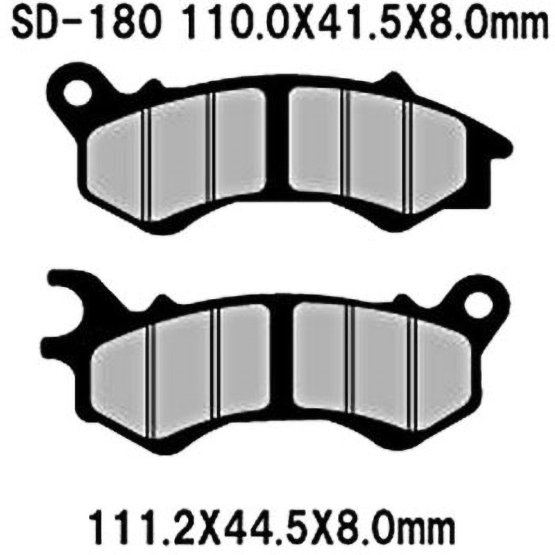 SD-180 ブレーキパッド(レジンパッド) 1セット Vesrah 【通販モノタロウ】