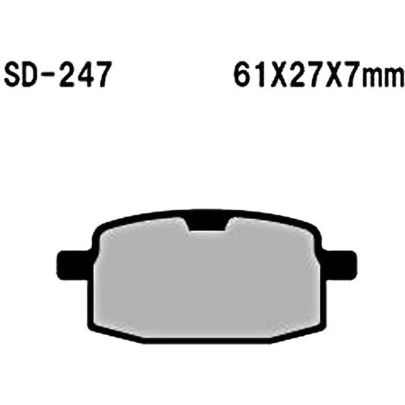ベスラ ブレーキパッド レジン SD-247 フロント プジョー V-Clic 50cc
