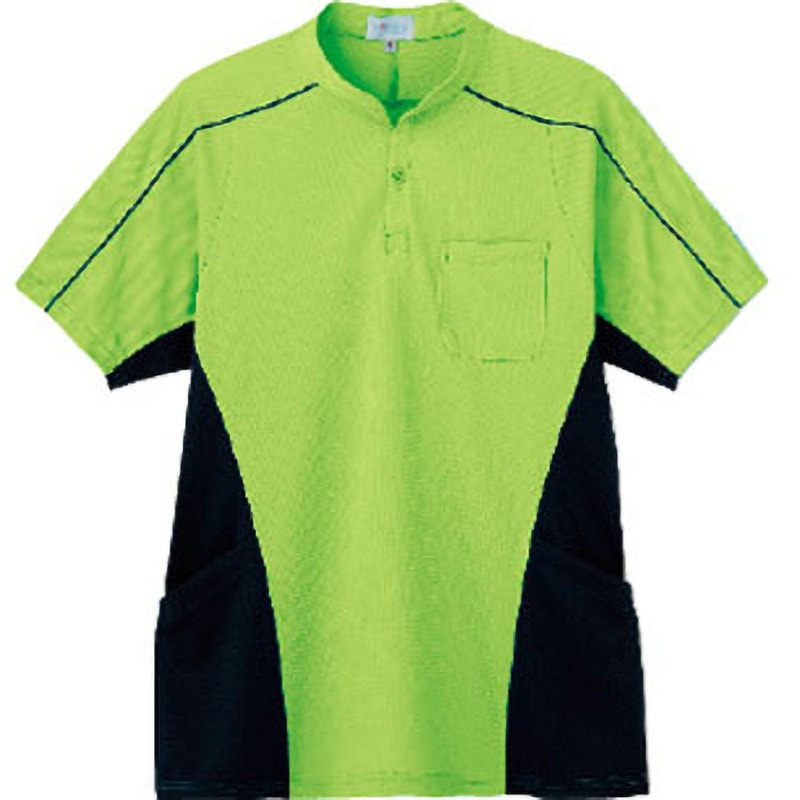 PK396 PROFeeling 半袖ニットシャツ/男女兼用 PK396 シーユーピー イエローグリーン色 サイズSS