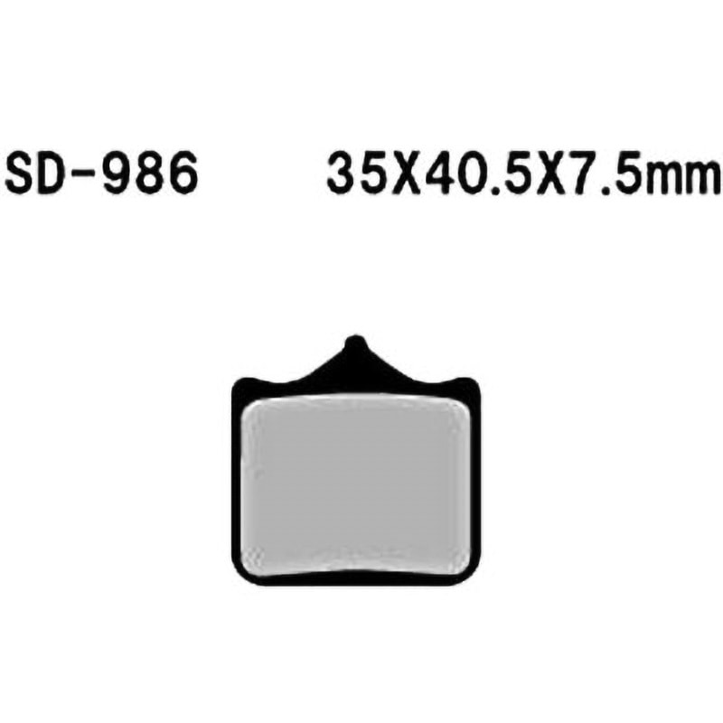 ベスラ ブレーキパッド レジン SD-986 フロント ドゥカティ 996R S 1000cc 2001年 2輪 Webike | Vesrah ベスラ レジンパッド ブレーキパッド 1000