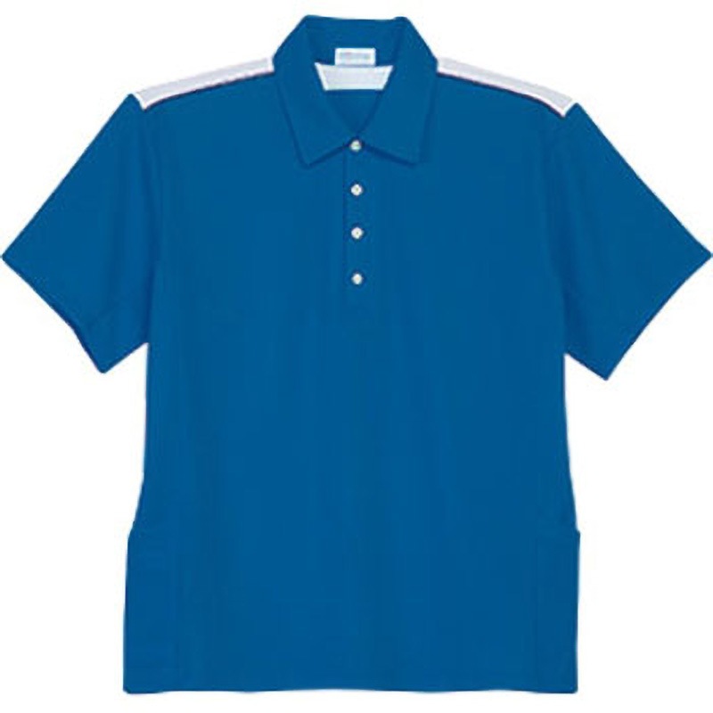 PK372 PROFeeling 半袖ニットシャツ/男女兼用 PK372 シーユーピー ブルー色 サイズSS