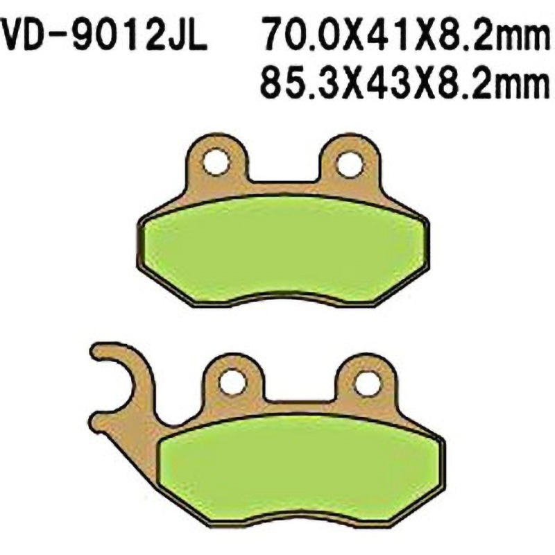 ３ボックスのみ‼️ ベスラ ブレーキパッド メタル VD-986JL フロント ベネリ