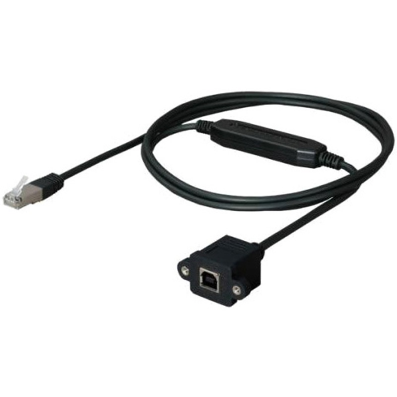 DINV-PU4 パネル取り付けタイプインタフェースコンバータケーブル ダイヤトレンド ケーブル長2m 端子RJ-45 ⇔ USB A-Type