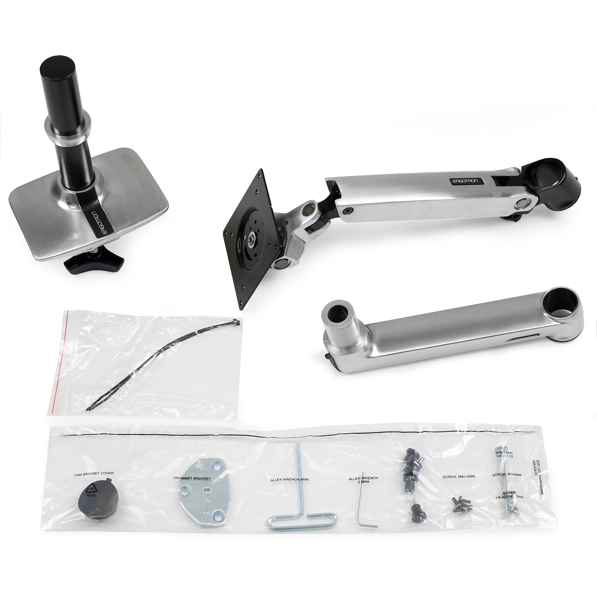 45-241-026 エルゴトロン LX モニターアーム アルミニウム 34インチ