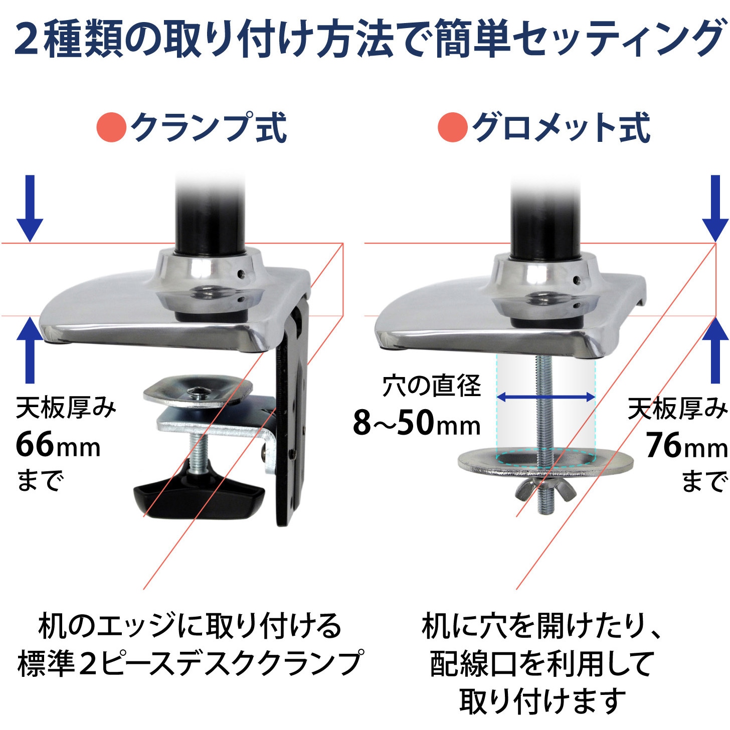 45-248-026 エルゴトロン LX デュアル モニターアーム 縦/横型 2画面