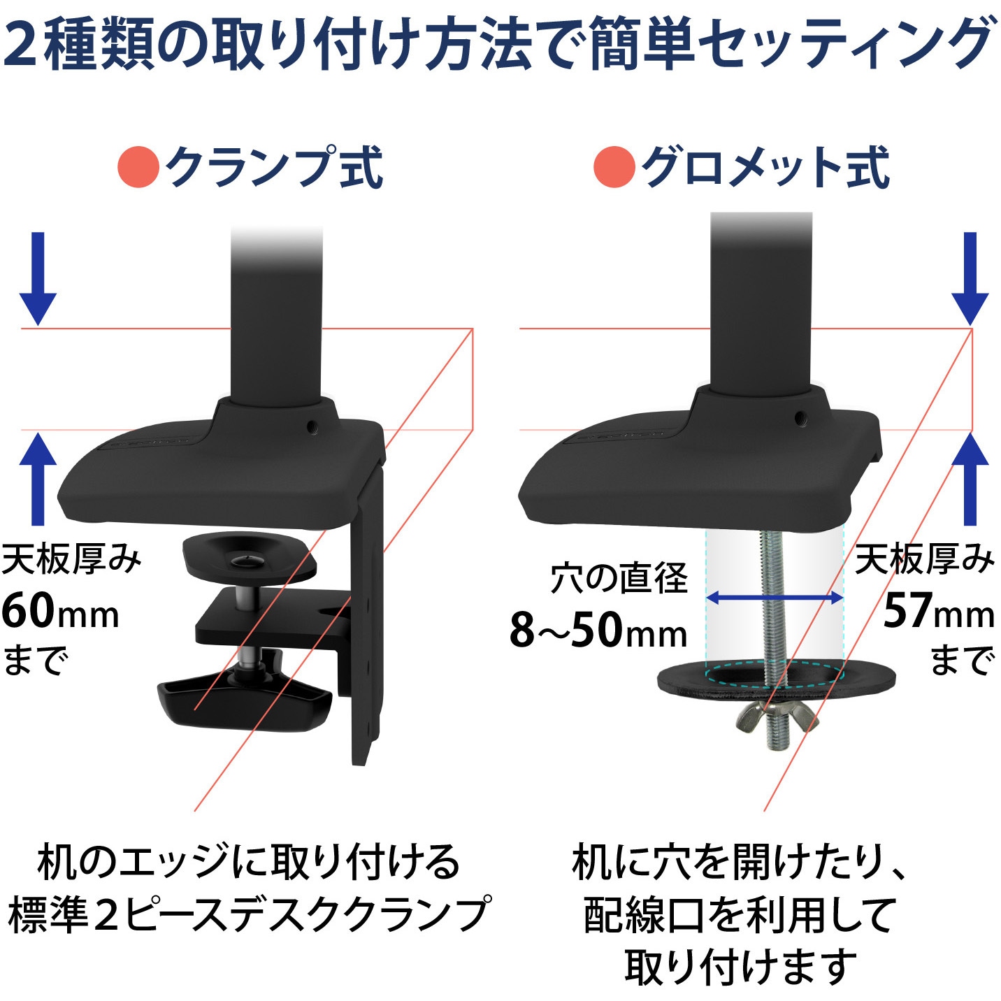 45-241-224 エルゴトロン LX モニターアーム マットブラック 34インチ