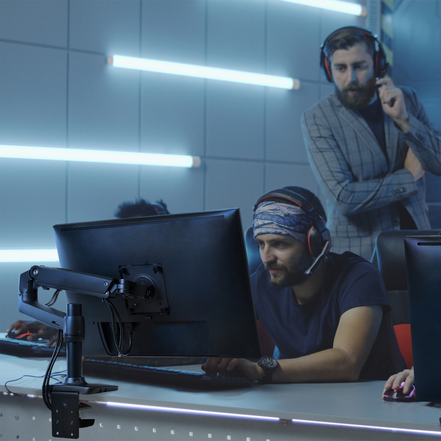 45-241-224 エルゴトロン LX モニターアーム マットブラック 34インチ