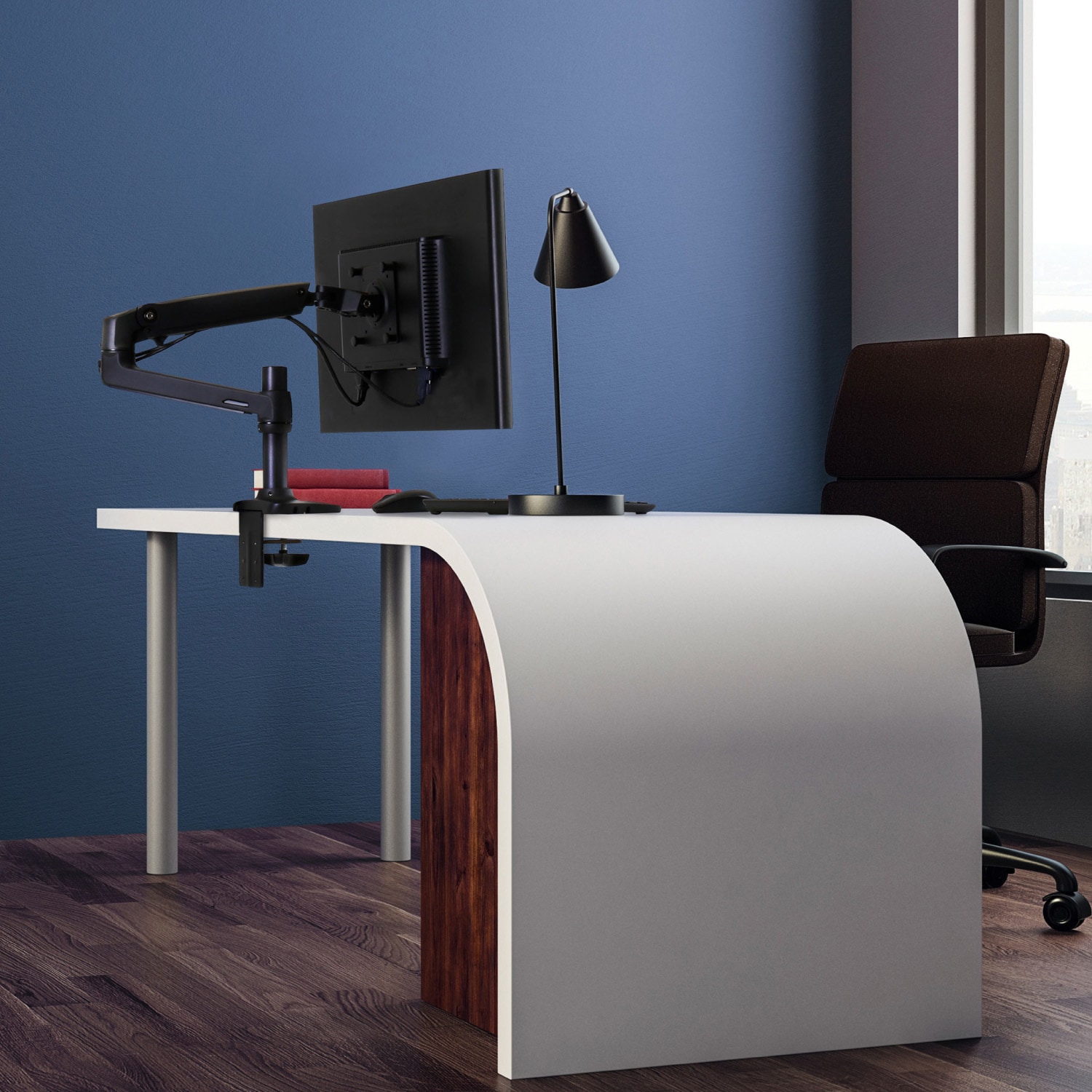 45-241-224 エルゴトロン LX モニターアーム マットブラック 34インチ