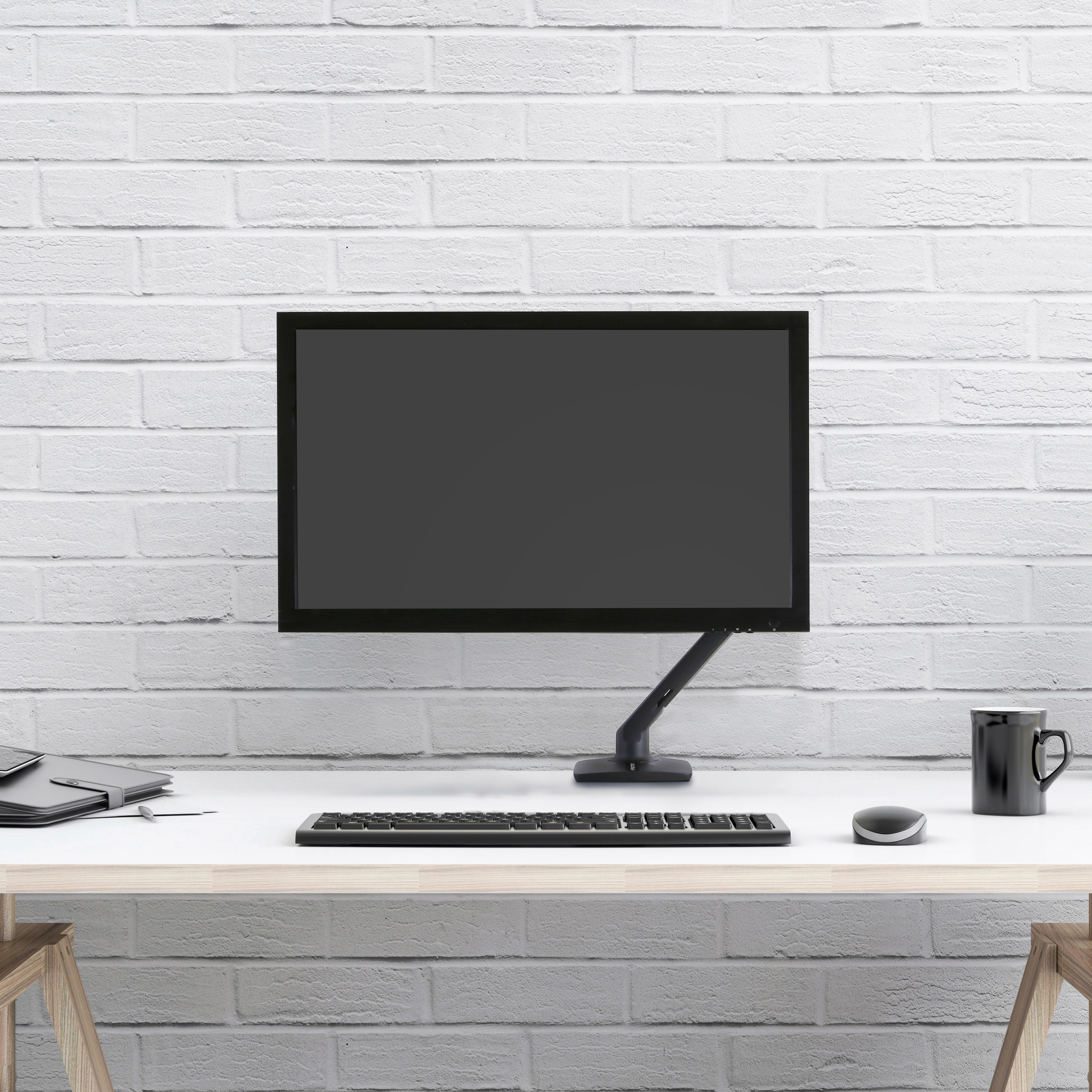 45-486-224 エルゴトロン MXV モニターアーム スリムタイプ マット