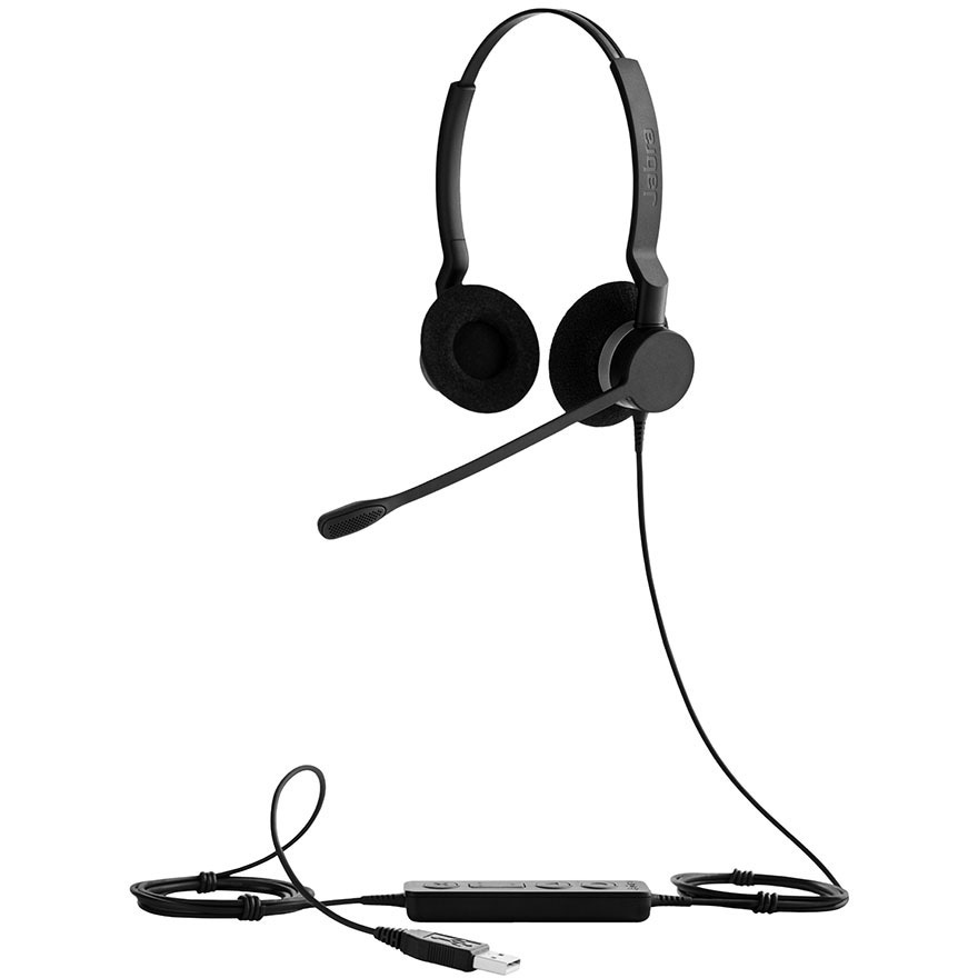 2399-823-109 Jabra BIZ 2300 MS USB Duo Jabra オーバーヘッド型 マイクミュート○ 両耳
