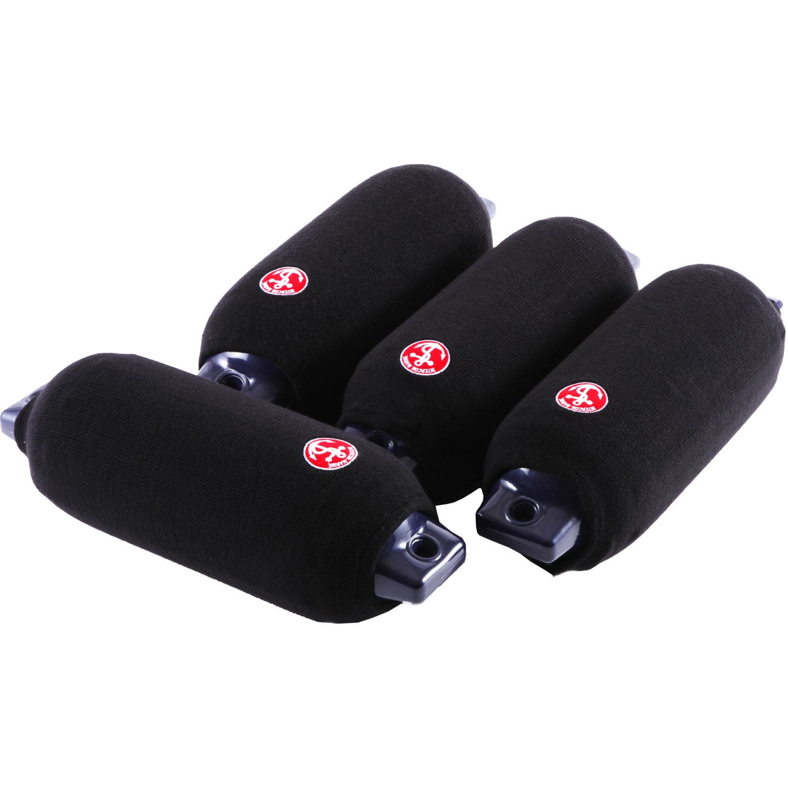 T3NVCOVERBK_4 エアーフェンダー ツインアイ カバー付 1セット(4個) インターコムマリン 【通販モノタロウ】