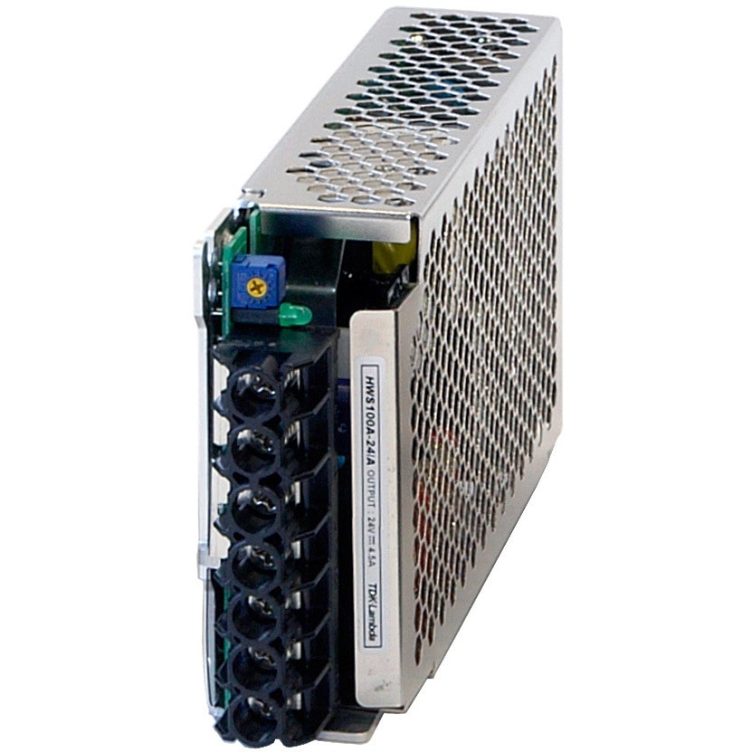 HWS100A-5/RA AC-DCスイッチング電源 TDKラムダ カバー付き 入力電圧範囲AC85～265/DC120～370V 100W