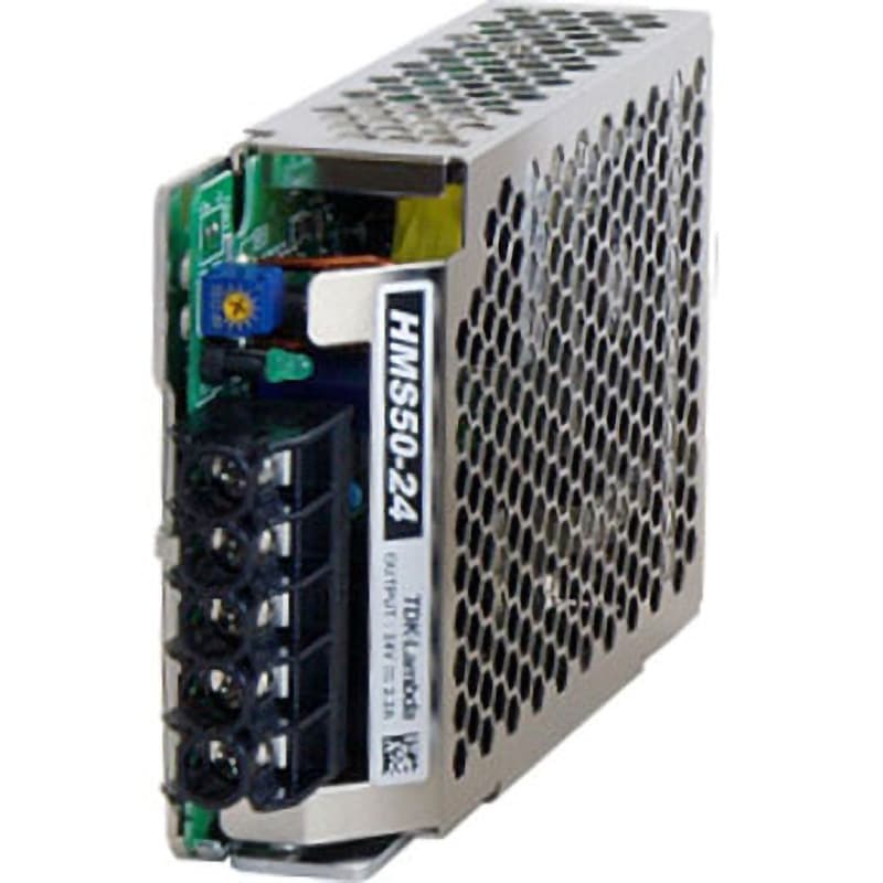 HMS50-24 電源 TDKラムダ カバー付き 入力電圧範囲DC80～370V (最大