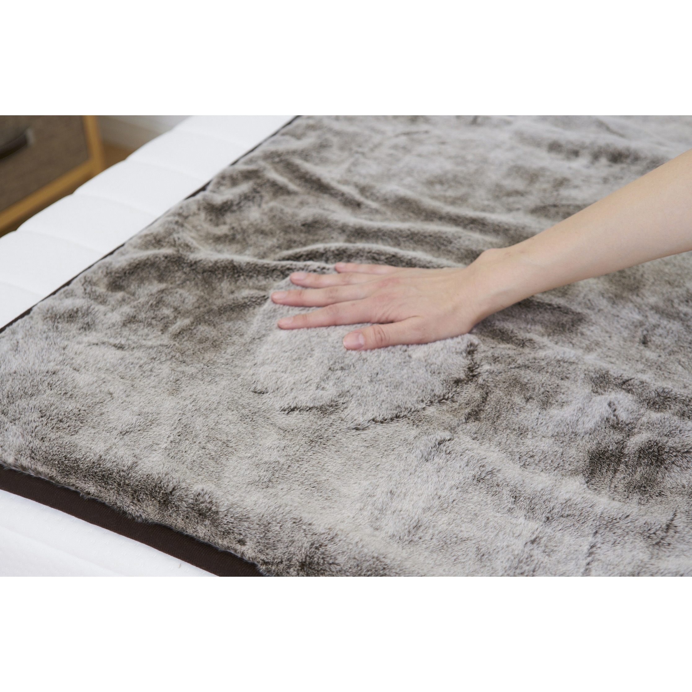 YLS-F30(LB) 電気毛布 ふんわり気持ちいいFUWARIシリーズ 1枚 YAMAZEN