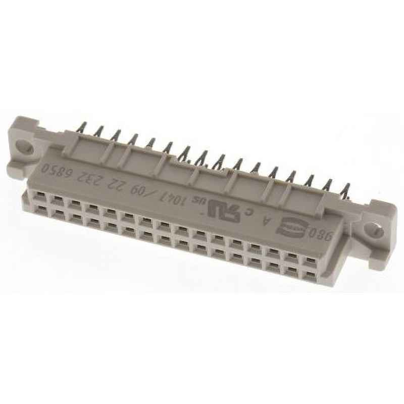 9222326850 DIN41612コネクタ メス Harting 2列 2.54mm ピッチ 1箱(20個) ハーティング 【通販モノタロウ】