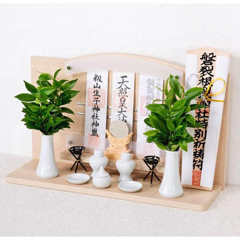 Neo600BW リビング用神棚 Neoシリーズ アルエ ヒノキ(柾目)色 Neo600BW