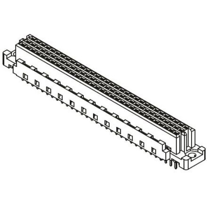 9037646825 DIN41612コネクタ メス Harting 3列 2.54mm ピッチ 1箱(20個) ハーティング 【通販モノタロウ】