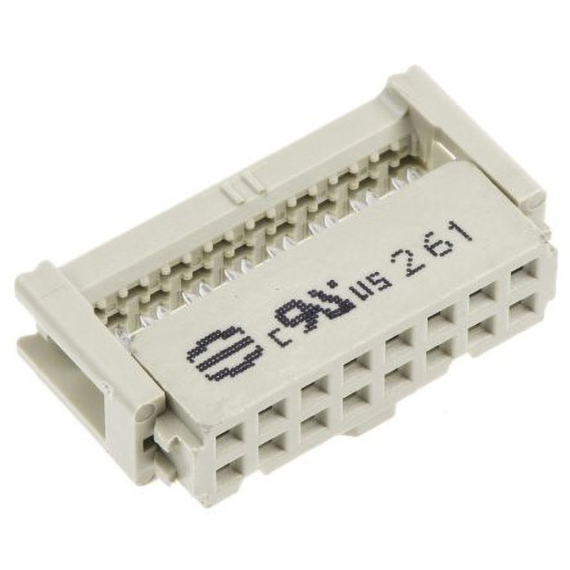 9185166803 Harting IDCコネクタ SEK-18シリーズ  2列 メス 2.54mmピッチ 1箱(100個) ハーティング 【通販モノタロウ】