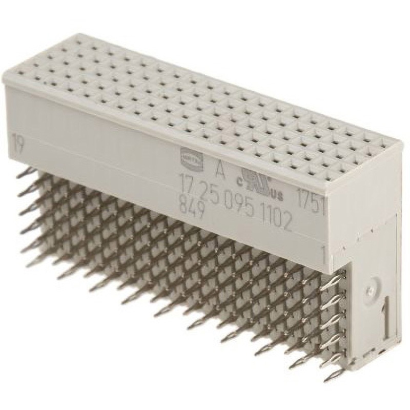 17250951102 Harting バックプレーンコネクタ メス ライトアングル 1袋(13個) ハーティング 【通販モノタロウ】