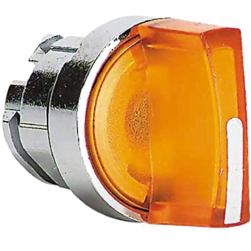 ZB4BK1753 Harmony XB4シリーズ 3ポジション セレクタスイッチヘッド 標準ハンドル(オレンジ) シュナイダーエレクトリック 1個 ZB4BK1753
