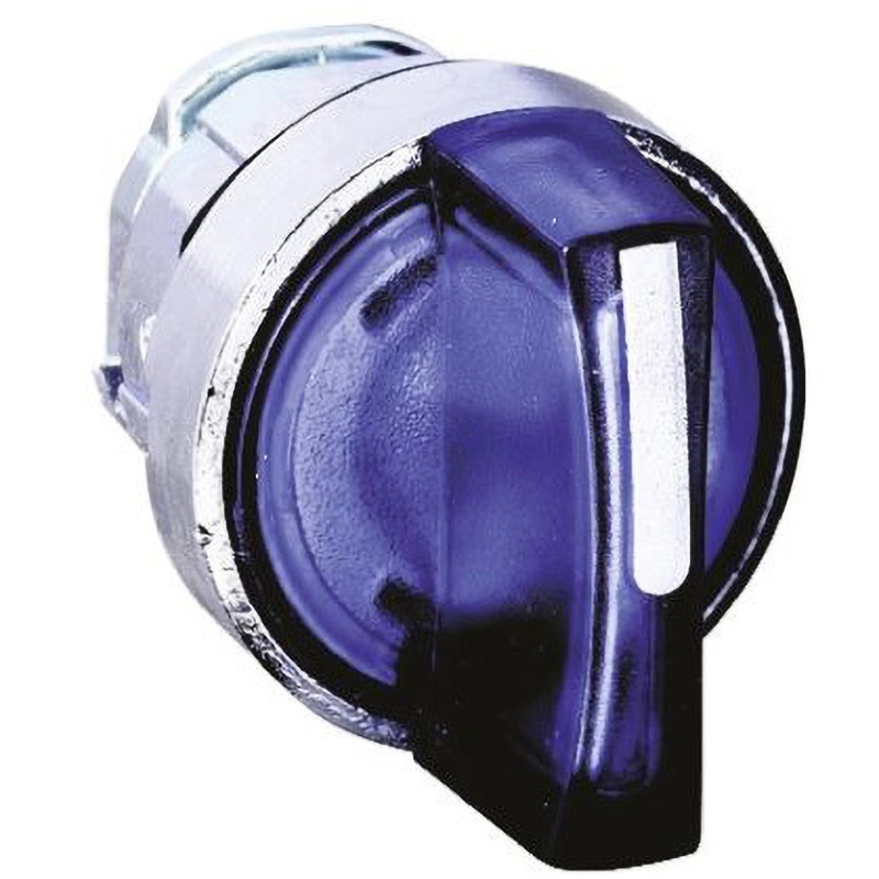 ZB4BK1863 Harmony XB4シリーズ 3ポジション セレクタスイッチヘッド 標準ハンドル(青) シュナイダーエレクトリック 1個 ZB4BK1863