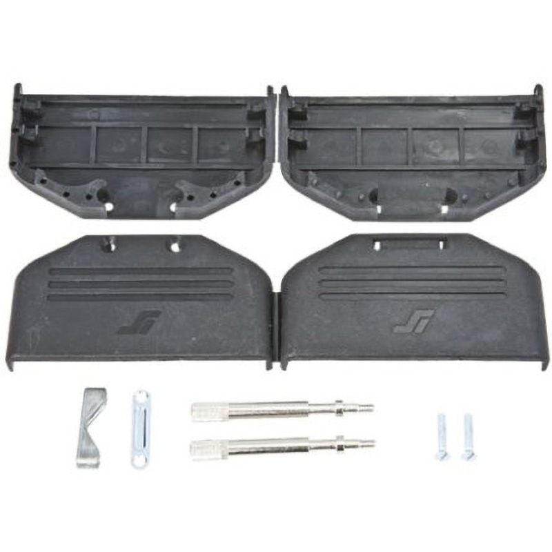 86303644BLF Amphenol FCI D-subコネクタ用バックシェル ストレート 25 極 ナイロン， 黒 1袋(100個) AMPHENOL 【通販モノタロウ】 49,188円